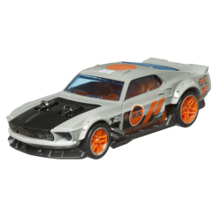 Транспорт и спецтехника - ​Автомодель Hot Wheels Pull-back speeders 1969 Ford Mustang (HPR70/HWH33)