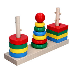 Розвивальні іграшки - Розвивальна гра Komarov toys Головоломка 3 в 1 (A 338)