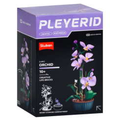 Конструктори з унікальними деталями - Конструктор Sluban Бузкові орхідеї (M38-P8063A)