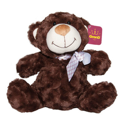 М'які тварини - М яка іграшка Grand Ведмідь коричневий з бантом 25 см (2502GMU)