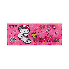 Канцтовари - Фарби акварельні Kite Hello Kitty 12 кольорів (HK21-041)