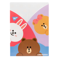 Канцтовари - Папка-куток Yes Line Friends (492084) Канцтовари - Папка-куток Yes Line Friends (492084)