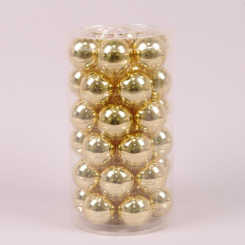 Аксесуари для свят - Кульки скляні Flora D-3,8 см. 36 шт(44572) (MR35709)