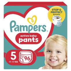 Товары по уходу - Подгузники-трусики Pampers Active baby Junior 11-17 кг 96 шт (8006540069509)