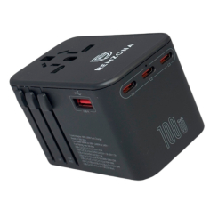 Павербанки - Сетевое зарядное устройство Remzona GaNUniversal 100W (CH1ACCC-01BK)