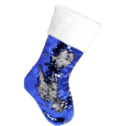 Аксесуари для свят - Декоративний носок для подарунків Полярна ніч з паєтками Bona DP69571