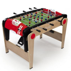 Спортивные настольные игры - Деревянный полупрофессиональный футбольный стол Smoby Millenium сложный (620500)