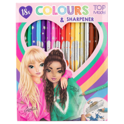 Канцтовары - Набор карандашей Top Model с точилкой 18 шт (0412215)