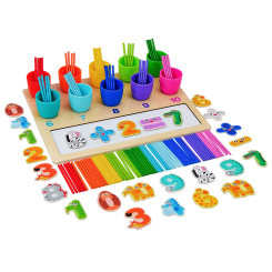 Развивающие игрушки - Деревянный сортер Shantou Jinxing математический (WD13019)