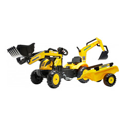 Велосипеды - Веломобиль Falk Экскаватор Komatsu желтый (2076N) Велосипеды - Веломобиль Falk Экскаватор Komatsu желтый (2076N)