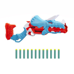 Помповое оружие - Бластер игрушечный Nerf Dino Тricera-Blast (F0803)