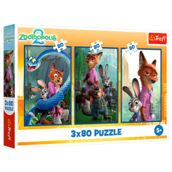 Пазлы - Пазлы Trefl Расследование домашних животных 3 в 1 (34897)