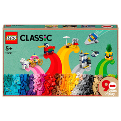 Конструкторы LEGO - Конструктор LEGO Classic 90 лет игры с 15 игрушками для детей (11021)
