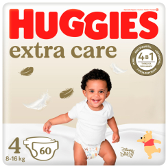 Підгузки - Підгузки Huggies Extra Care 4 M-Pack 8-16 кг 60 x 2 шт (5029053578118)