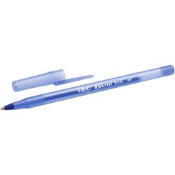 Канцтовары - Ручка шариковая BIC Round Stic синяя (bc934598)