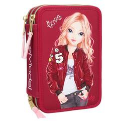 Пеналы и кошельки - Пенал Top Model Вельвет с канцелярией (0410028)