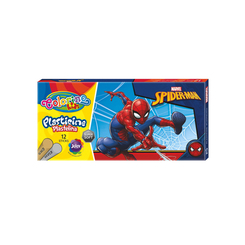 Наборы для лепки - Пластилин Colorino Человек-паук 12 цветов (91826PTR)