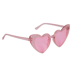 Сонцезахисні окуляри - Сонячні окуляри Lukky Fashion Сердечка рожеві (T22481)