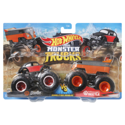 Автомоделі - Набір машинок Hot Wheels Monster trucks Драг бас та Фольксваген бітл (FYJ64/HDG14)