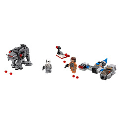 Конструкторы LEGO - Конструктор LEGO Star Wars Летающий мотоцикл против ходуна первого ордена (75195)