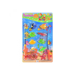 Іграшки для ванни - Ігровий набір Магнітна рибалка M 0041 U / R на аркуші (4925)