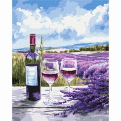Товары для рисования - Картина по номерам Brushme Романтика в Провансе 40х50 см (BS54256)
