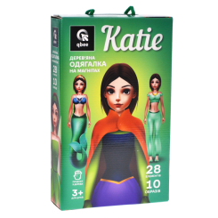 Наборы для творчества - Магнитная одевалка Qbee Katie (QB600-008)