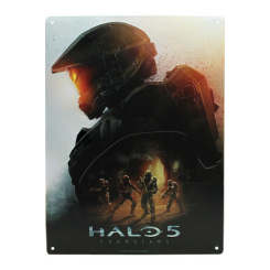 Скретч-карты и постеры - Табличка-постер ABYstyle Halo Keyart металлическая (ABYPLA019)