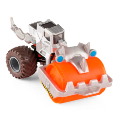 Транспорт и спецтехника - Машинка Monster Jam Dirt squad серая с оранжевым 1:64 (6055226-2)