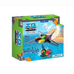 Блочные конструкторы - Конструктор Guidecraft IO Blocks Самолеты и корабли 59 деталей (G9608)