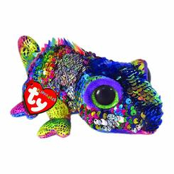 М'які тварини - М'яка іграшка TY Flippables Хамелеон Карма 15 см (36346)