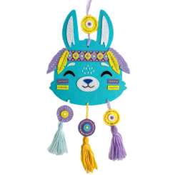 Набори для творчості - Набір для творчості Apli Krapli Зший сам підвіс на стіну з фетру Зайчик (2222438690013)