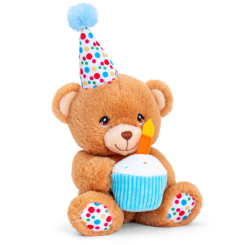 Мягкие животные - Мягкая игрушка Keel toys Keeleco Мишка С днем ​​рождения 15 см (SE1098)