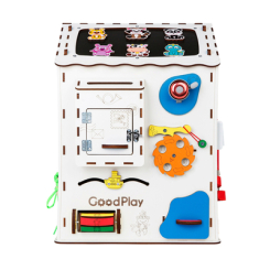 Розвивальні іграшки - Бізіборд Good Play Будиночок розвиваючий (В009)