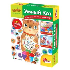 Інтелектуальні ігри - Настільна гра Lisciani Carotina Baby Розумне кошеня (R63628)