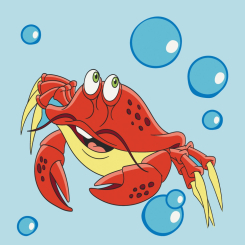 Товари для малювання - Картина за номерами Art Craft Краб 30х30 см (15098-AC)