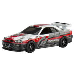 Автомодели - Автомодель ​Hot Wheels Pop culture Nissan Skyline GT-R BNR34 (HXD63/HKC28)