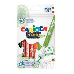 Канцтовары - Набор фломастеров Carioca Fabric для тканей 10 цветов (42909) Канцтовары - Набор фломастеров Carioca Fabric для тканей 10 цветов (42909)