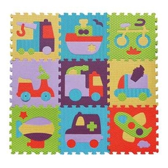Пазли - Дитячий килимок-пазл Baby Great Швидкий транспорт (5002005)