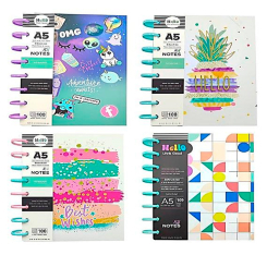 Канцтовари - Блокнот Malevaro А5 на пружині колекція 3 в асортименті (763210ML) Канцтовари - Блокнот Malevaro А5 на пружині колекція 3 в асортименті (763210ML)