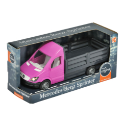 Транспорт и спецтехника - Автомобиль Tigres Mercedes-Benz Sprinter бортовой розовый (39674)