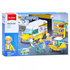 Конструкторы с уникальными деталями - Конструктор Sluban Городская серия Спецтехника 255 деталей (M38-B1290)