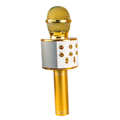 Музичні інструменти - Мікрофон Zhorya золотий (WS-858/1)