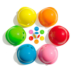 Настольные игры - Игровой набор  Moluk Билибо мини 6 цветов и кубик с чипами (43015)