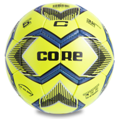 Спортивні активні ігри - М'яч футбольний planeta-sport №5 PU CORE HI VIS3000 CR-016 Лимонний