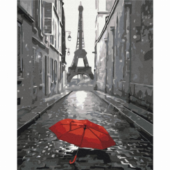 Товари для малювання - Картина за номерами Brushme Сезон в Парижі (BS51512)