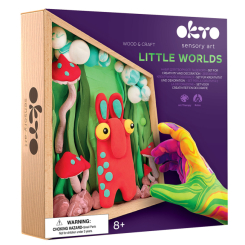 Наборы для лепки - Набор для творчества OKTO Wood and Craft Little worlds Тролль (20031)