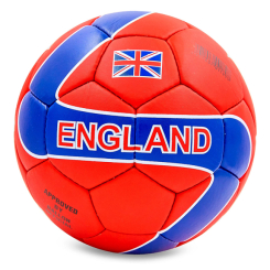 Спортивные активные игры - Мяч футбольный England FB-0047-756 Ballonstar №5 Красно-синий (57566040) (702655461)