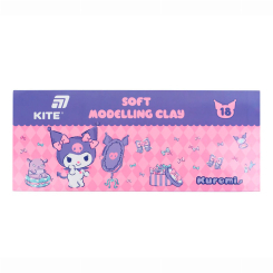 Набори для ліплення - Восковий пластилін Kite Kuromi 18 кольорів (HK24-085) Набори для ліплення - Восковий пластилін Kite Kuromi 18 кольорів (HK24-085)