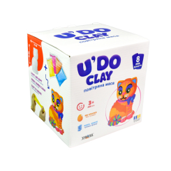 Наборы для лепки - Масса для лепки Strateg U DO Clay Котик (4823113884147)